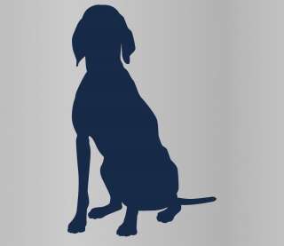 Hound Dog Decal Car Stickers Animal Die Cut Vinyl  