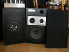 DLK VINTAGE FLOOR STANDING SPEAKERS MODEL 2 IN WORKING CONDITION