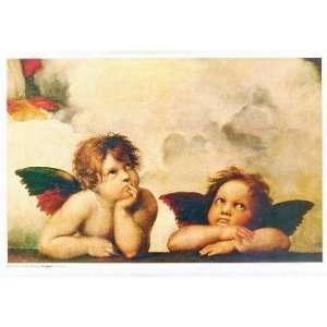  Cherubs (Detail Sistine Madonna) By (Raffaello) Raphael 