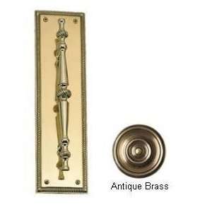 Brass Accents A06 P0241 609 Academy Antique Brass Pull Plate Door Plat 