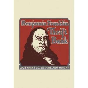   Benjamin Franklin Thrift Bank 28x42 Giclee on Canvas