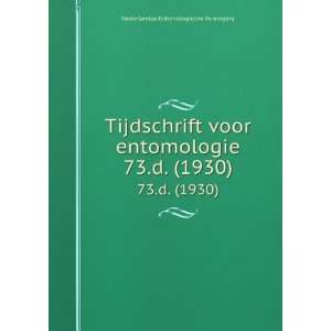   . 73.d. (1930) Nederlandse Entomologische Vereniging Books