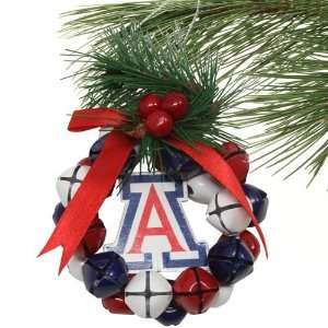 Arizona Wildcats Bell Wreath Ornament