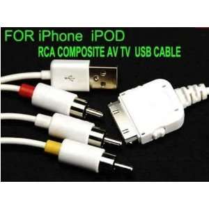  Component+Composite Video / AV Cable for iPhone, iPad2 