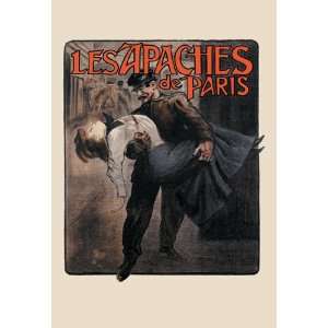  Les Apaches de Paris 28X42 Canvas Giclee