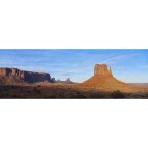  Sunset over Sandstone Bluffs in Monument Valley Navajo Tribal Park 