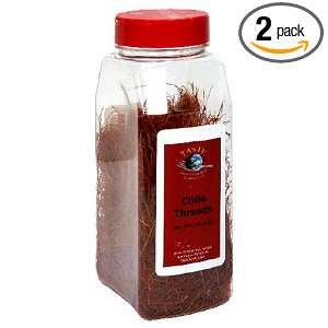 Taste Specialty Foods, Chile Threads, 3 Ounce Jars (Pack of 2)