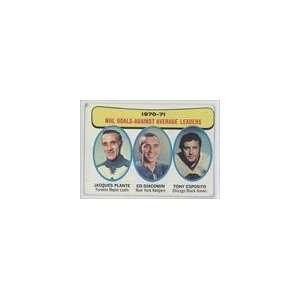   Leaders/Jacques Plante/Ed Giacomin/Tony Esposito Sports Collectibles