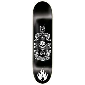  Black Label   Gilley Rock Bottom Skateboard Deck (8 x 31 