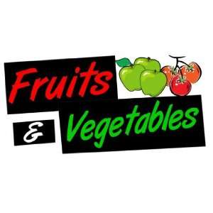    3x6 Vinyl Banner   Fresh Fruits and Veggies 