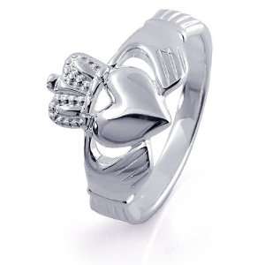  Claddagh Ring LS RS700   Size 10.5 Made in Ireland. Claddagh Ring 