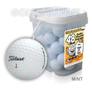  48 Ball Bucket Titleist DT Roll Mint Used Golf Balls 