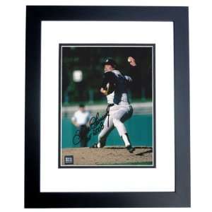   BLACK CUSTOM FRAMED with Hall of Fame inscription Sports Collectibles