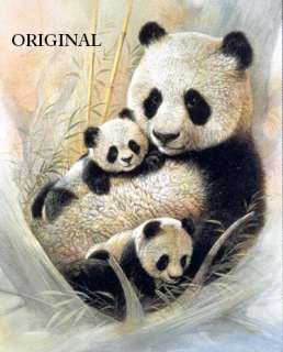 Pandas Cross Stitch Pattern Bears China TBB  
