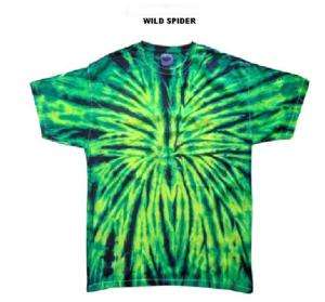 VIBRANT MULTICOLOR TIE DYE T SHIRTS YOUTH & ADULT SIZES  