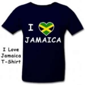  I Love Jamaica T Shirt