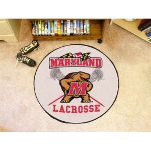   of Maryland Terrapins 29 Diameter Lacrosse Area Rug