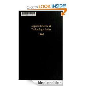 Applied science & technology index H.W. Wilson Company  