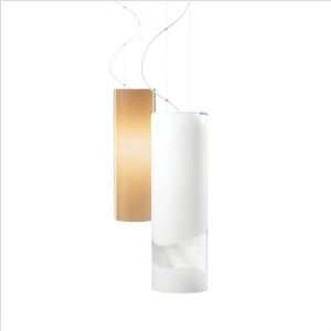   One Light Suspension Pendant in Satin Nickel Shade Color Clear Opal