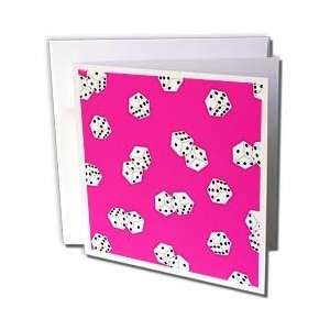  Janna Salak Designs Bunco   Pink and White Dice Print 