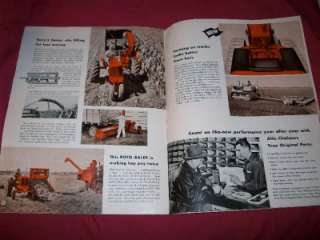 1950s Allis Chalmers WD 45 B Tractor Combine Picker Brochure Roto 