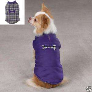 East Side Ultra Violet Houndstooth Dog Coat Vest Jacket  