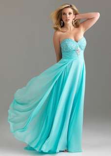2012 Hot Arrival Chiffon Stapless Beads Long Evening Party Prom Dress 