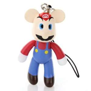  Super Mario Brothers Mario Miniature Bear Keychain 