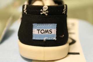 NEW TOMS Toddlers Classic Black Roque Canvas SHOES sz 2,3, 4,5, 6, 7 