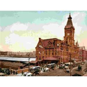  Chicago, Ill Chicago North Western Railroad Depot 1898 