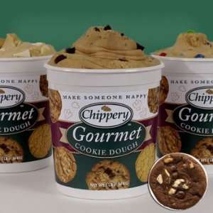Chippery Gourmet Double Chocolate Brownie Cookie Dough   Two, 3 lb 