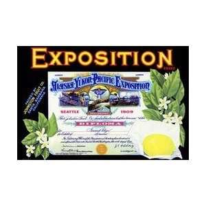  Alaska Yukon Pacific Exposition Lemons 20x30 poster