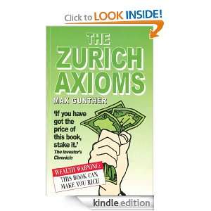 The Zurich Axioms Max Gunther  Kindle Store