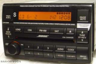 2005 05 2006 06 Nissan Altima BOSE Radio 6 CD Changer  