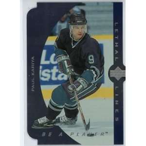  Paul Kariya Anaheim Ducks 1995 96 Be A Player Lethal Lines 