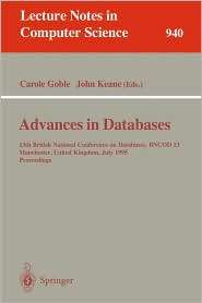 Advances in Databases 13th British National Conference on Databases 
