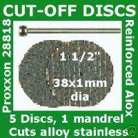 PROXXON 28818 Aluminum Oxide Reinforced Cut off discs L  