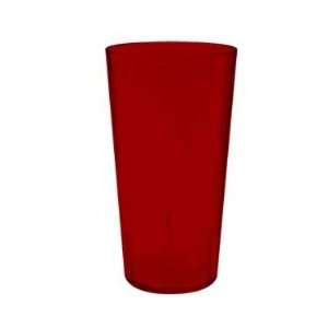 dz) Red Textured Drinkware Tumblers  32 oz Stackable, San 