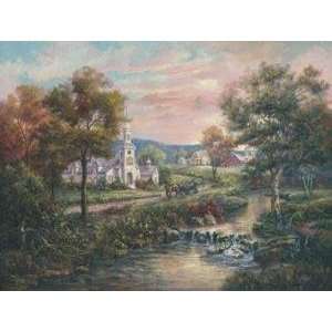   Vermonts Colonial Times artist Carl Valente 32x26.5