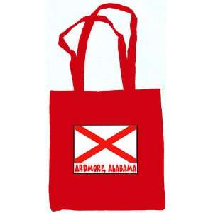  Ardmore Alabama Souvenir Tote Bag Red 