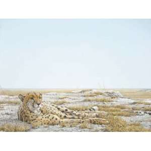  Robert Bateman   Cheetah Siesta Print #1/180 Canvas Giclee 
