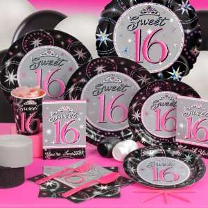  Lets Party By AMSCAN Sweet 16 Sparkle Standard Party Pack 