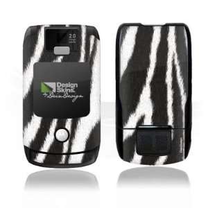  Design Skins for Motorola V3x   Zebra Fur Design Folie 