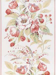 Ralph Lauren Vintage Floral Stripe Wallpaper  