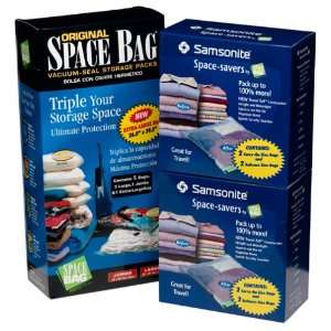  Original Space BagVacuum Seal Storage Packs, 4 Bags 