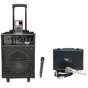  Speaker and Mic Package   PWMA940BTI 600 Watts VHF Wireless Portable 