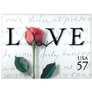  Love Letters Canvas Wall Clock
