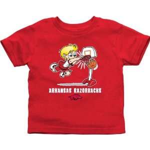  NCAA Arkansas Razorbacks Infant Boys Basketball T Shirt 