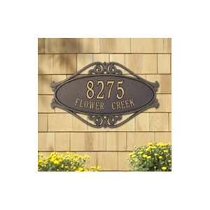  Whitehall Hackley Fretwork Standard Wall Plaque Two Lines 