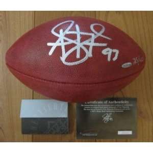 Autographed Troy Polamalu Football   Authentic Super Bowl 40 UDA LE 40 
